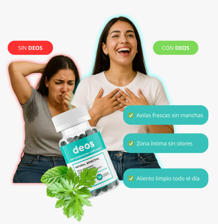 DEOS IDESODORANTE INTERNO CORPORAL 30 CAPSULAS