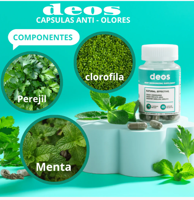 DEOS IDESODORANTE INTERNO CORPORAL 30 CAPSULAS