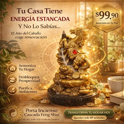 PORTA INCIENSO CABALLO DE LA FORTUNA