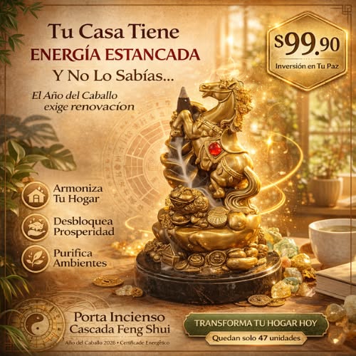 PORTA INCIENSO CABALLO DE LA FORTUNA