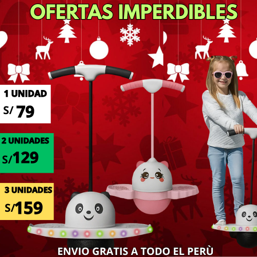 PELOTA SALTARIN LED CON LUCESY MOVIMIENTO