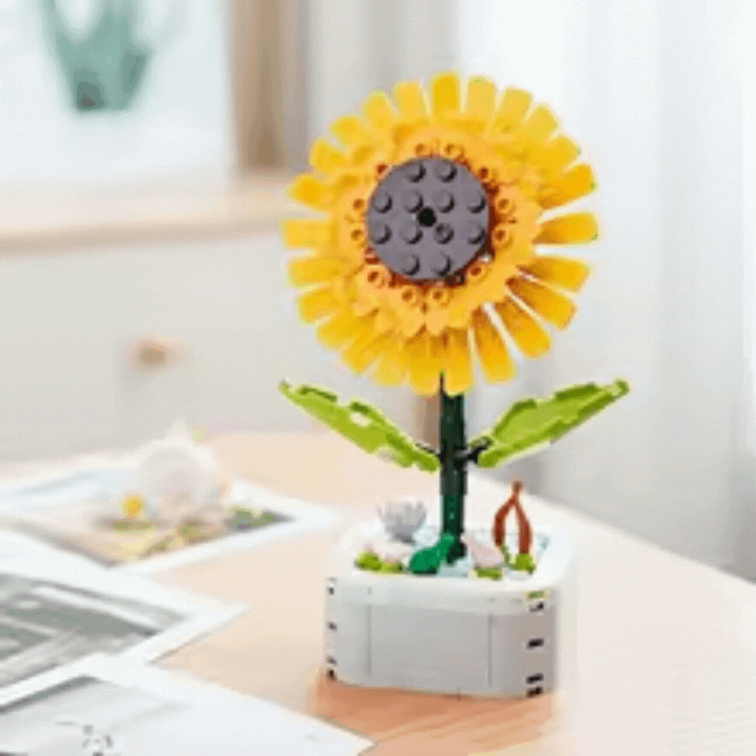 FLORES AMARILLAS ARMABLES LEGOS