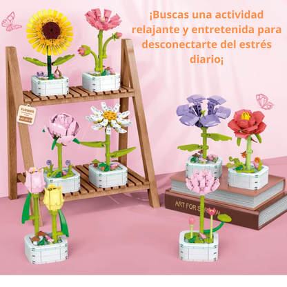FLORES AMARILLAS ARMABLES LEGOS