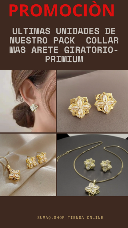 PACK COLLAR MÀS ARETE GIRATORIO - PRIMIUM