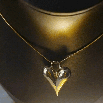 SET DE CORAZONES COLLAR +ARETE